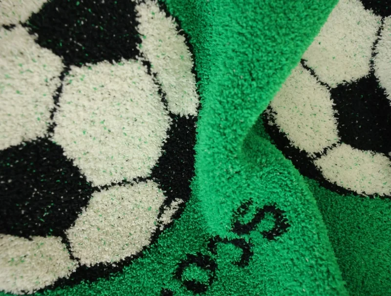 Football element Knitted Blanket Soft and Skin Friendly Portable Factory Direct Sales Accepting Customization ZQZX