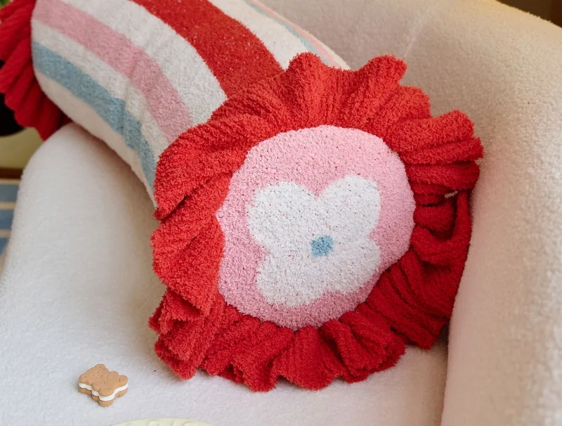 new-oeko-tex-factory-direct-sales-home-decoration-cylindrical-knitted-soft-pillow-sofa-decoration-sl