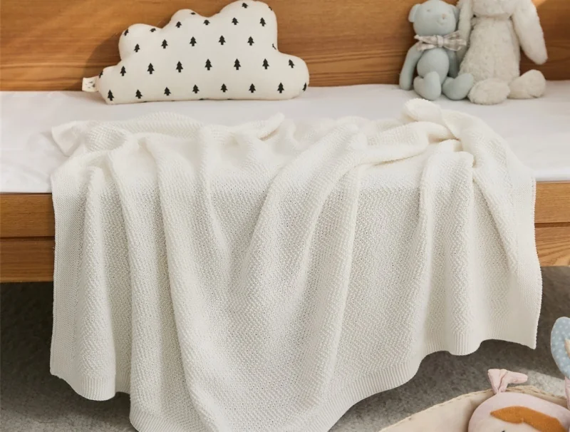 super-soft-solid-color-crochet-childrens-and-baby-cotton-knit-blanket-syhbs
