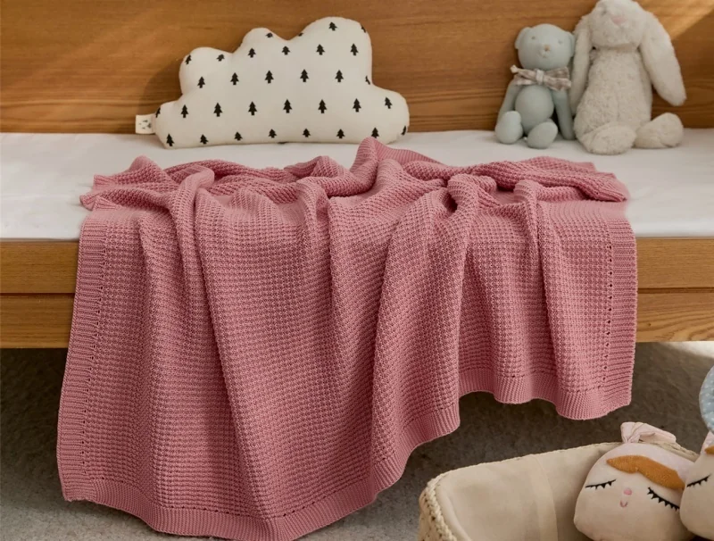 high-quality-super-soft-waffle-knit-baby-blanket-classic-style-childrens-blanket-syhlf