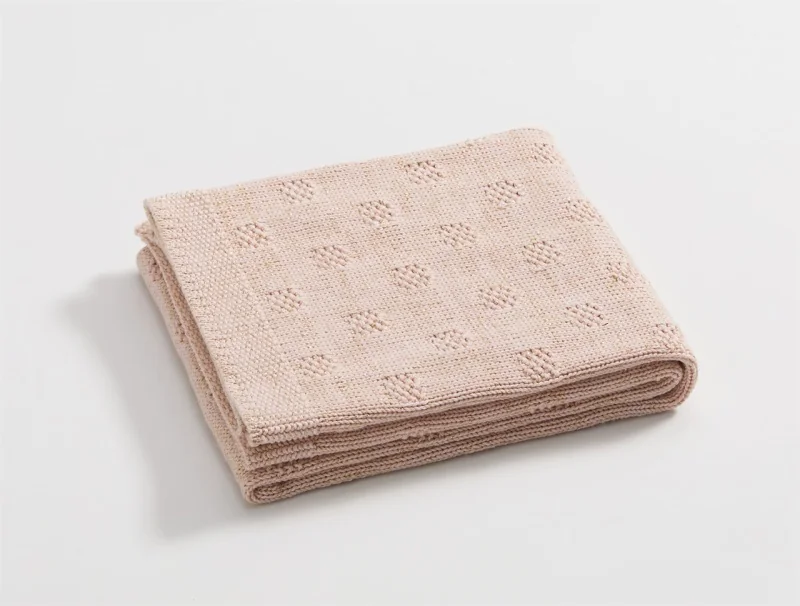 high-quality-soft-cozy-dot-pink-custom-organic-cotton-knitted-throw-baby-blanket-for-rest-sleeping-oeko-tex-syhsh