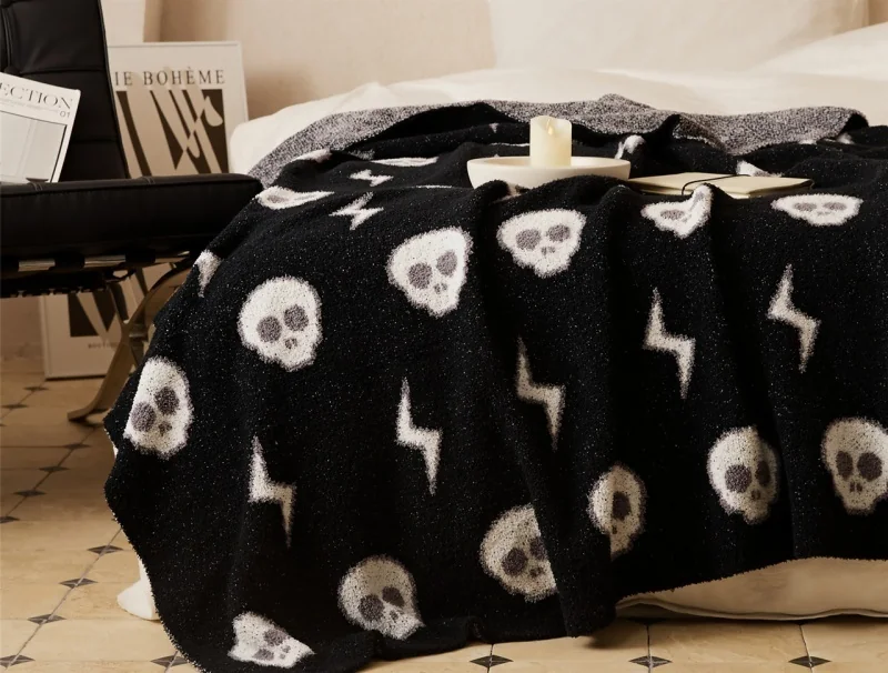 new-arrival-super-soft-microfiber-knitted-throw-blanket-for-home-decoration-sjs