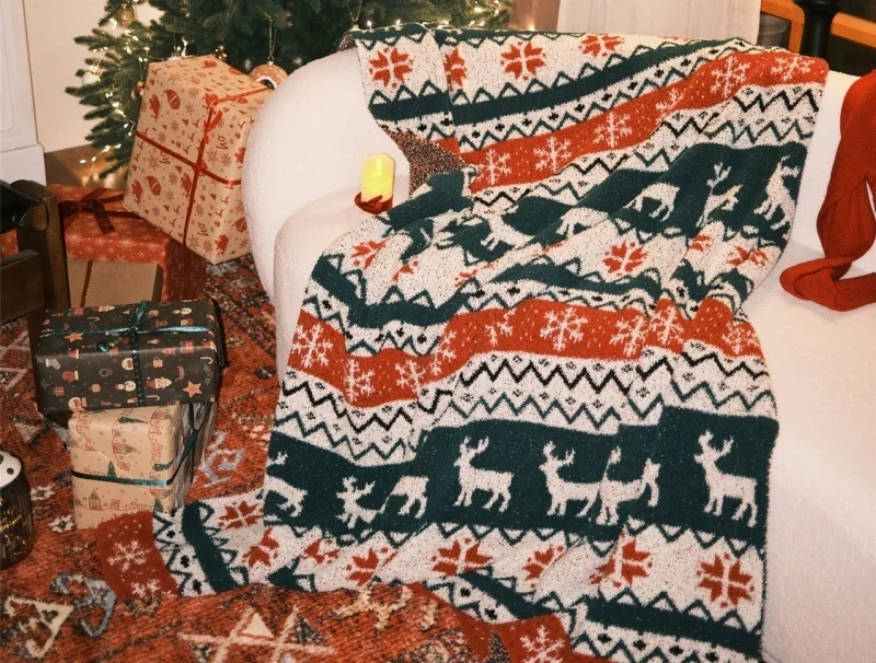 hot-selling-custom-christmas-100-polyester-snowflakes-jacquard-knitted-throw-blanket-for-winter-christmas-home-decoration-xe