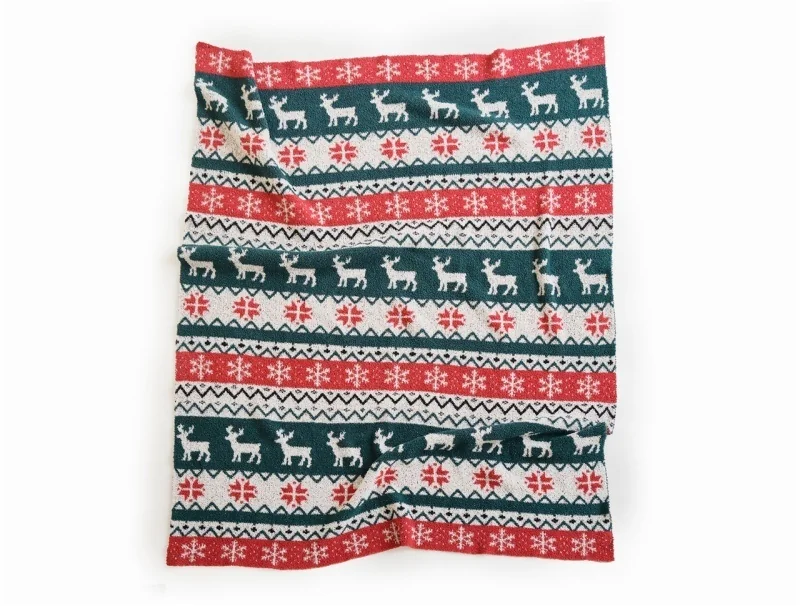 hot-selling-custom-christmas-100-polyester-snowflakes-jacquard-knitted-throw-blanket-for-winter-christmas-home-decoration-xe