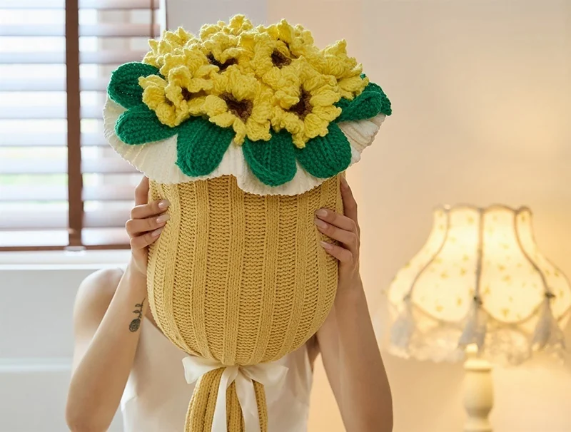 hot-selling-new-handmade-crochet-flower-bouquet-cushion-cover-sunflower-knitted-pillowcase-for-home-textiles-xk
