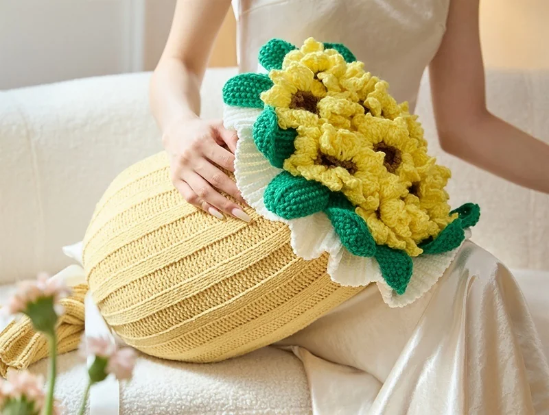hot-selling-new-handmade-crochet-flower-bouquet-cushion-cover-sunflower-knitted-pillowcase-for-home-textiles-xk