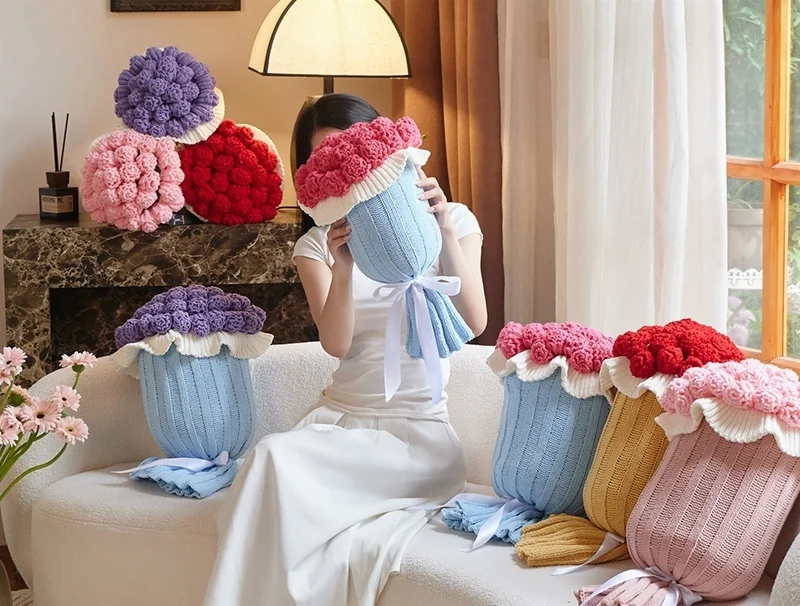 brand-new-bouquet-blanket-as-a-gift-knitted-pillow-made-of-100-polyester-for-high-quality-home-decoration-xh