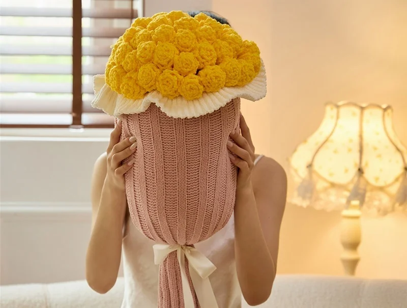 brand-new-bouquet-blanket-as-a-gift-knitted-pillow-made-of-100-polyester-for-high-quality-home-decoration-xh