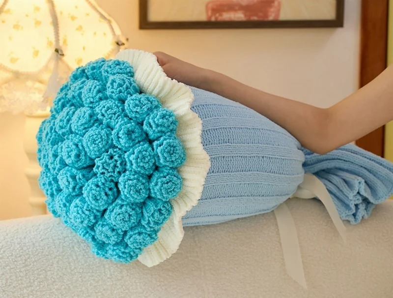 brand-new-bouquet-blanket-as-a-gift-knitted-pillow-made-of-100-polyester-for-high-quality-home-decoration-xh