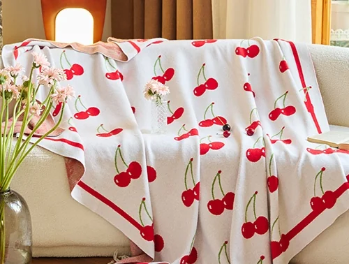 qr-customizable-cherry-knitted-throw-blanket-viscose-blend-plush-ruffled-decorative-folded-size-home-office