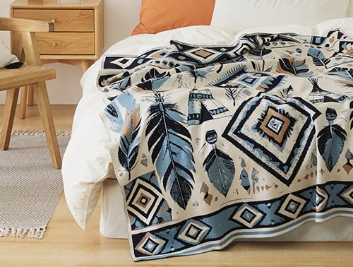 new-design-super-soft-geometric-bohemian-style-jacquard-knitted-throw-blanket-for-home-decoration-and-travel-gift-wl