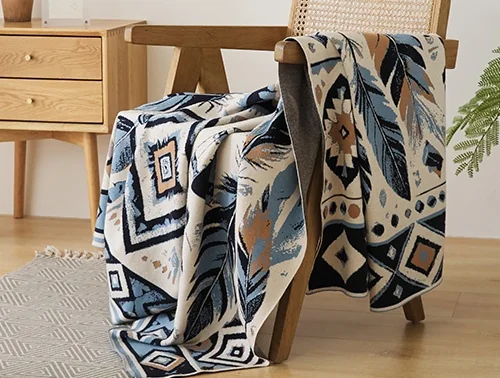 new-design-super-soft-geometric-bohemian-style-jacquard-knitted-throw-blanket-for-home-decoration-and-travel-gift-wl